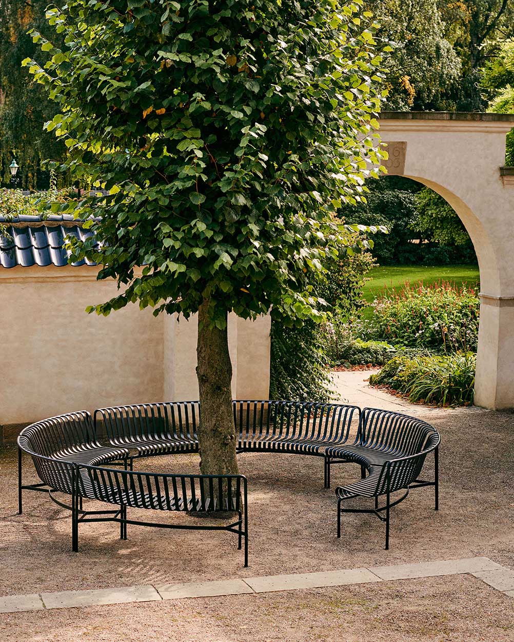 HAY - Palissade Park Dining Bench In - Cream White