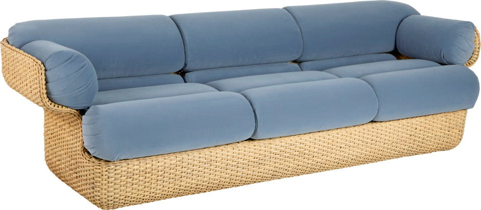 GUBI - Basket Sofa 3-Seater - Fabric Group C