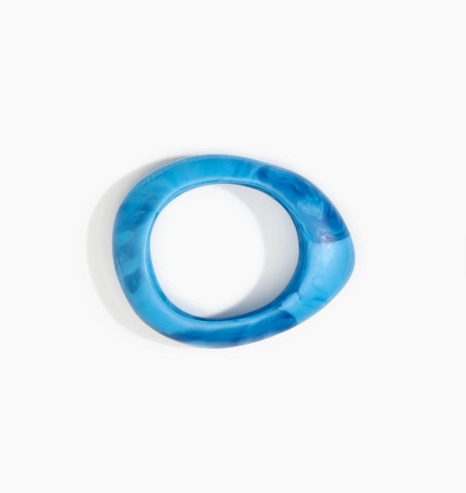 Dinosaur Designs - Small Rock Bangle - Sky