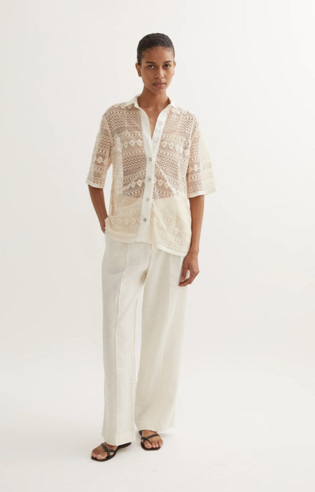 Hyde & Stone - Adrienne Trouser - Cream