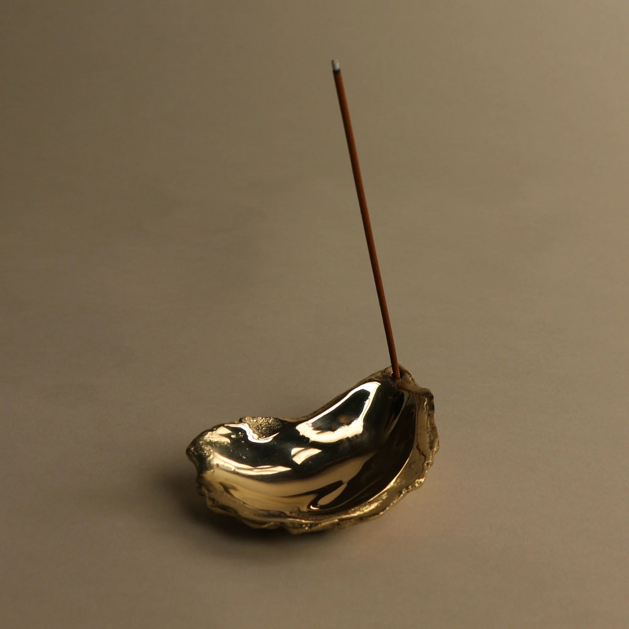 Corey Ashford Oyster Incense Holder - Brass