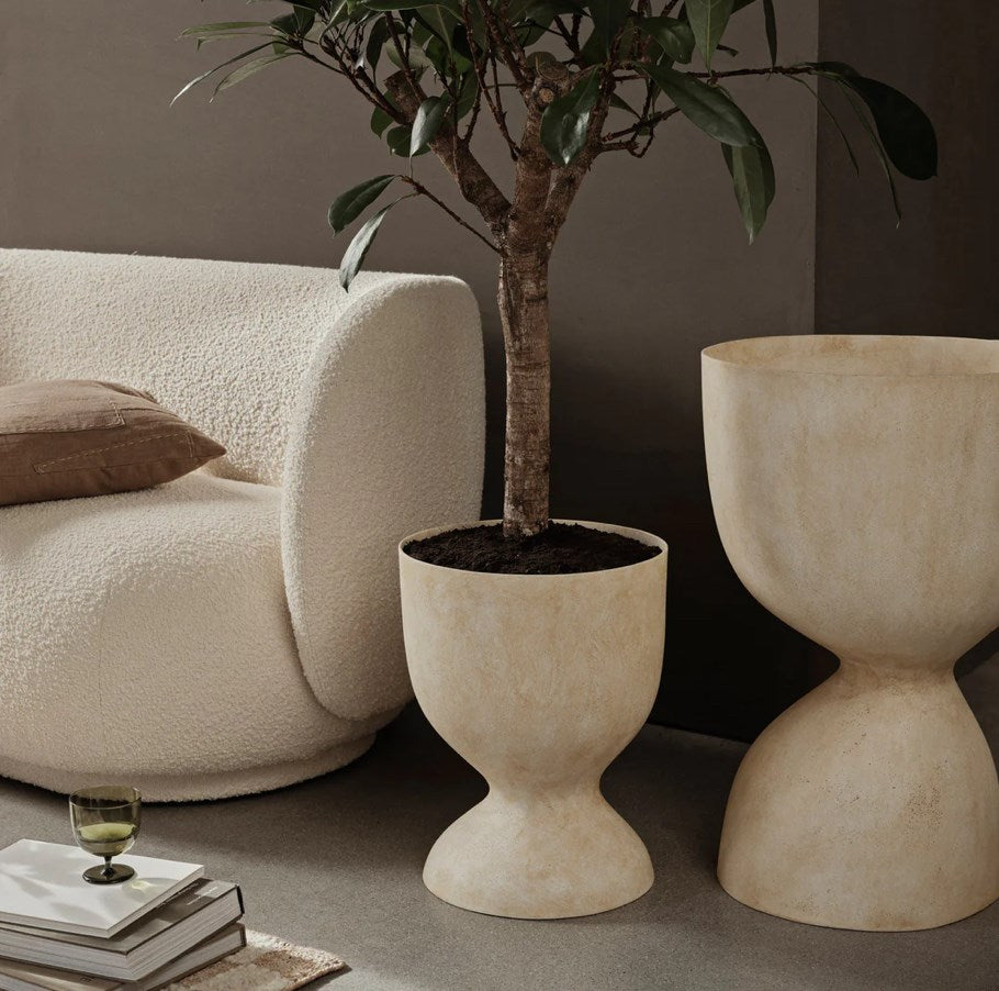 Ferm Living - Evoke Pot - H45 - Warm sand