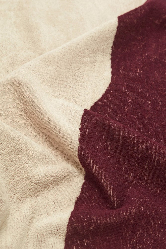 OAS Company - burgundy/Bone Towel