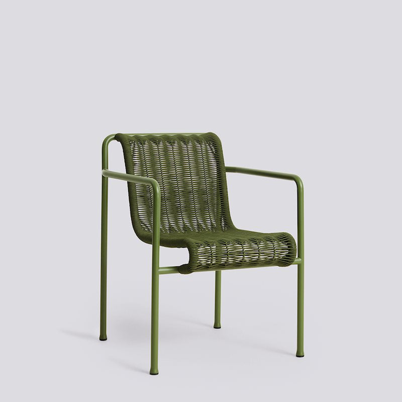 HAY - Palissade Cord Dining Armchair - Olive - PRE ORDER