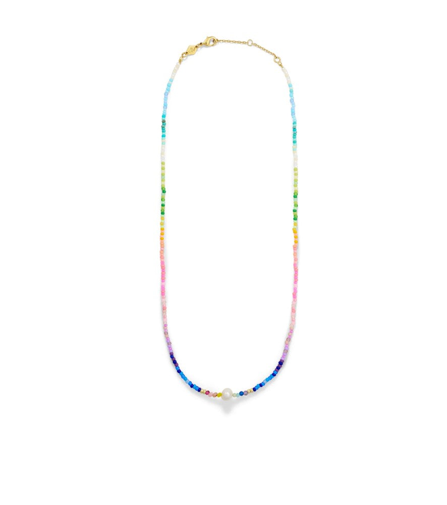 ANNI LU - Capri Necklace - Neon Rainbow