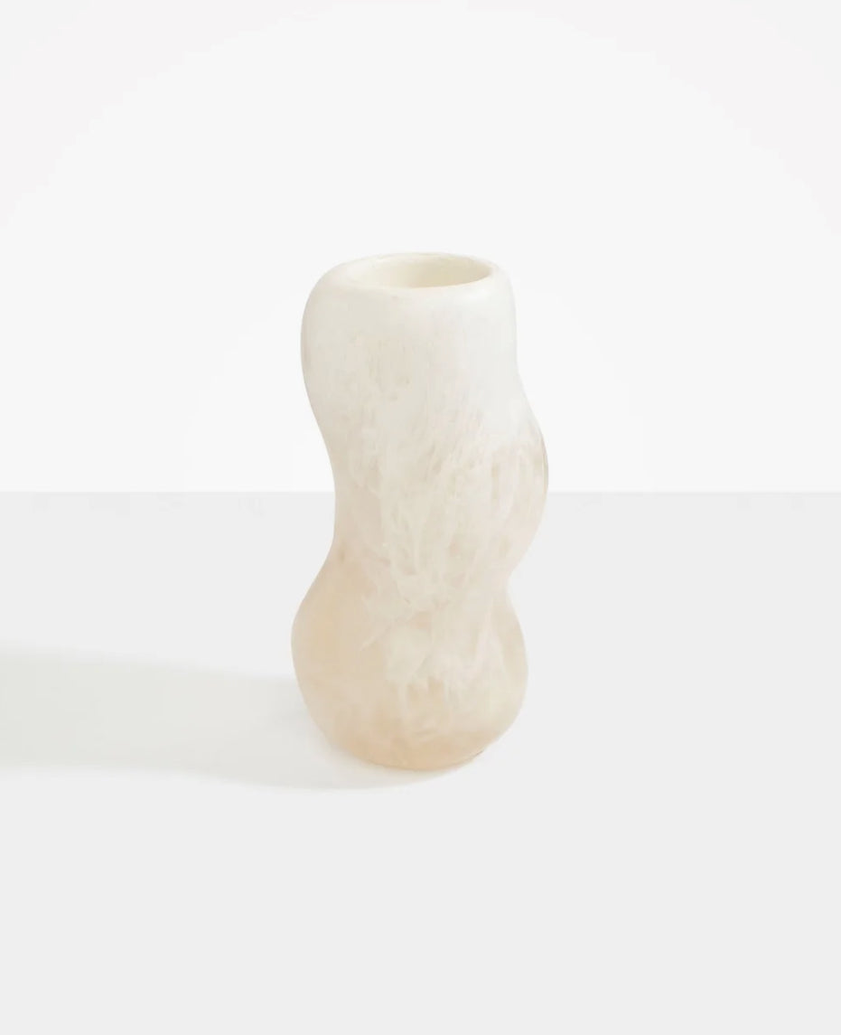 Dinosaur Designs -Medium Valley Vase - Chalk Swirl