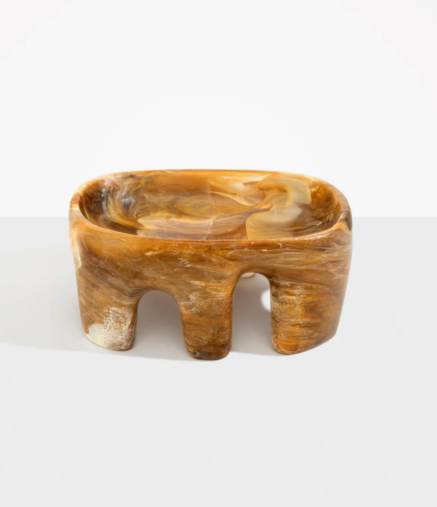 Dinosaur Designs - Large branch bowl - light horn