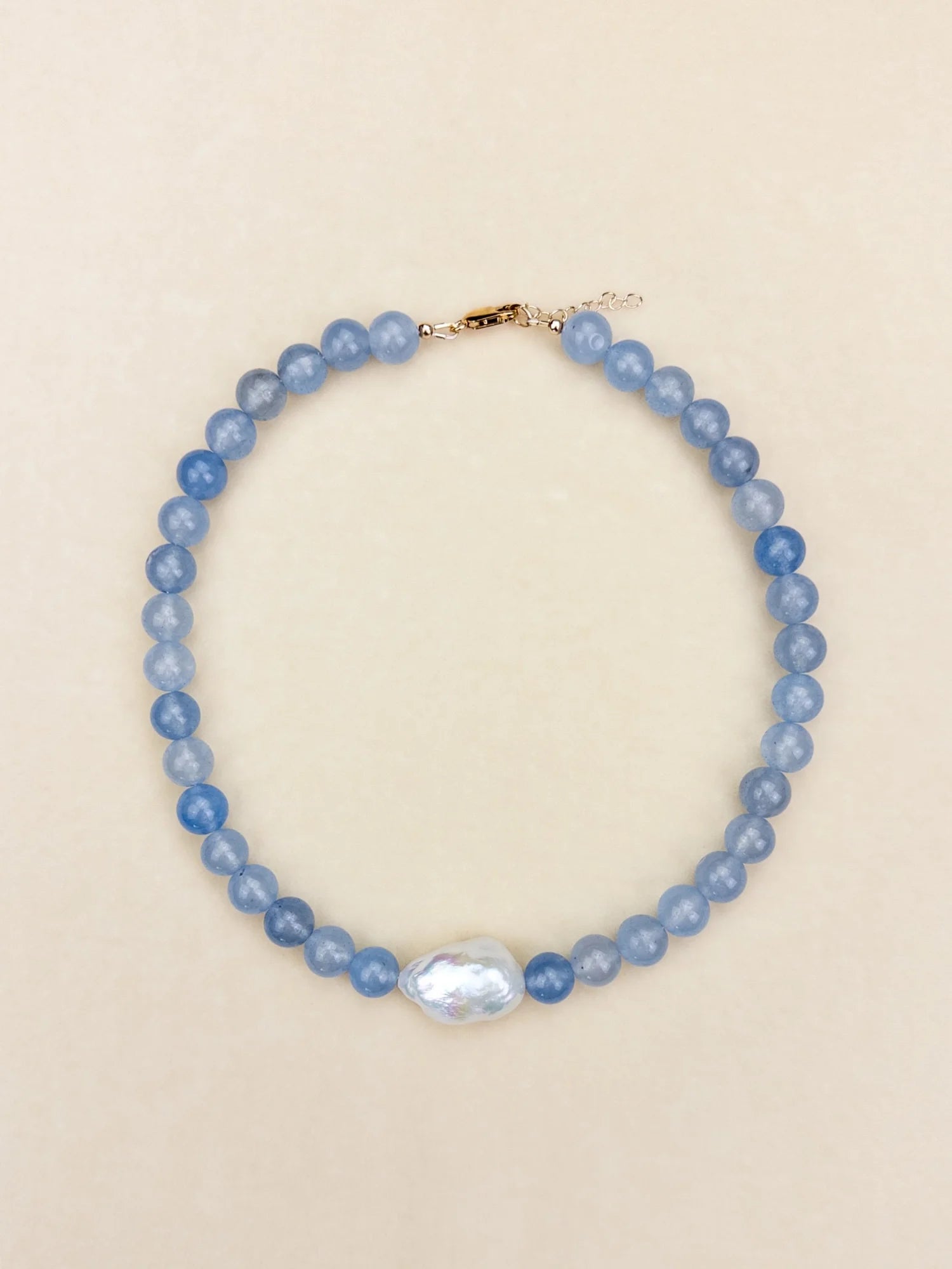 Baby Blue Jewellery - Arctic Ocean Necklace - Side Set