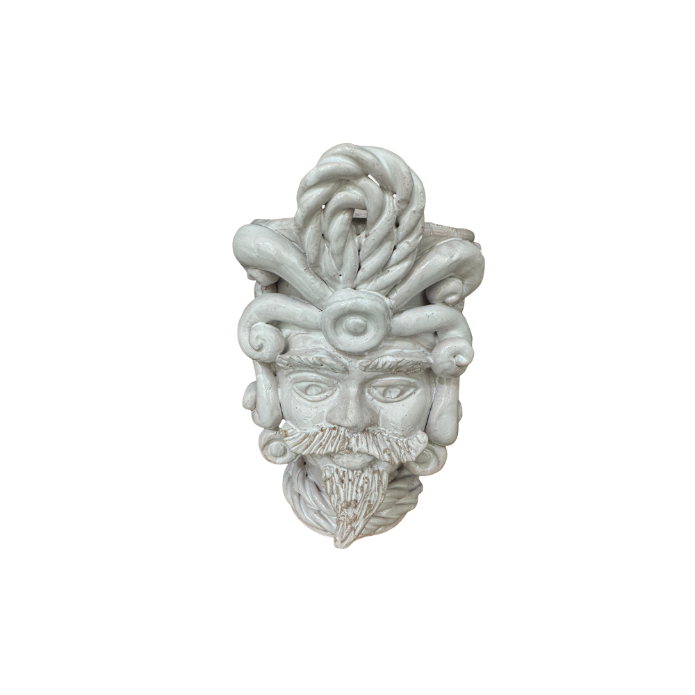 Italian Sicilian ceramic vessel (22cm x 13cm)