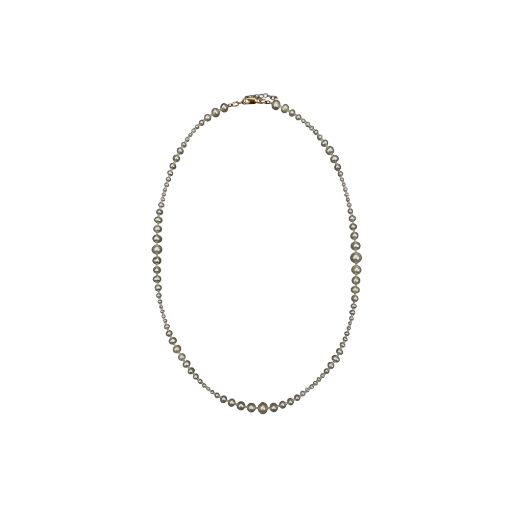 Baby Blue Jewellery - Round Pearl Necklace - 40cm