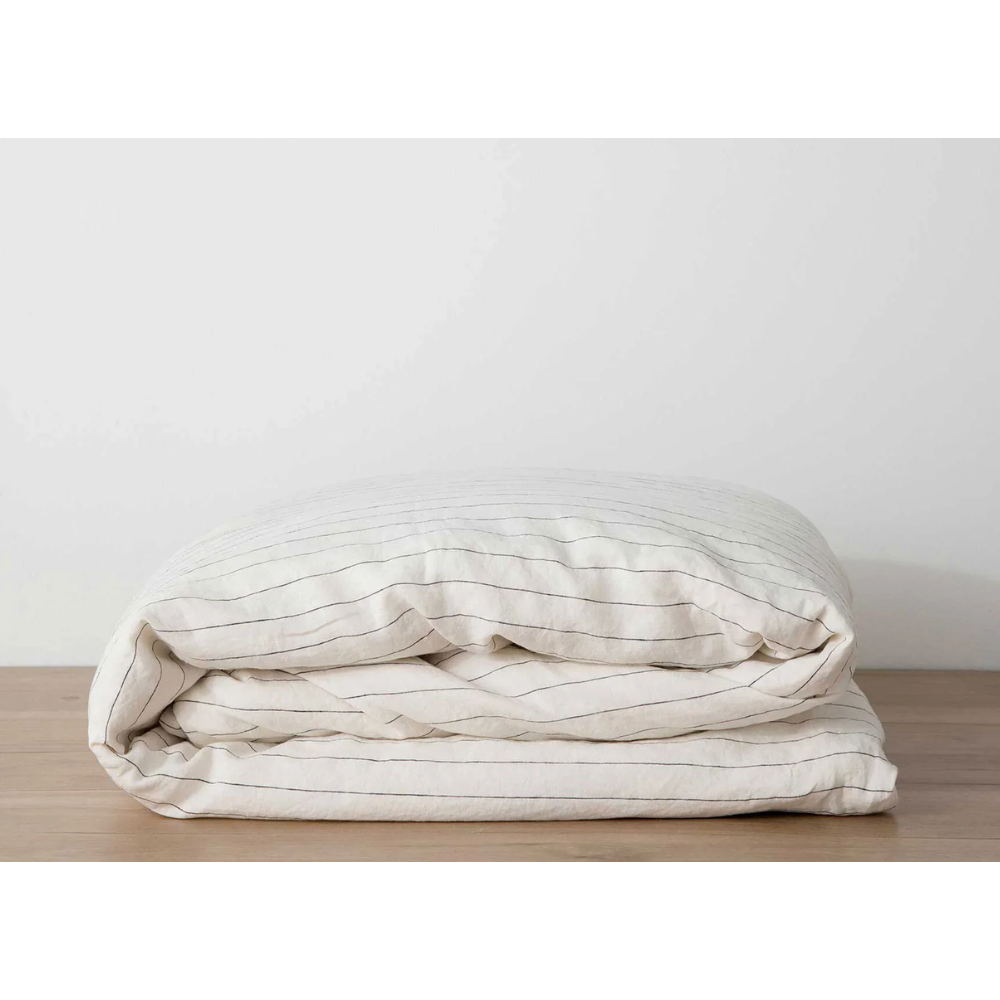 Cultiver - Linen Duvet Cover - Pencil Stripe - King