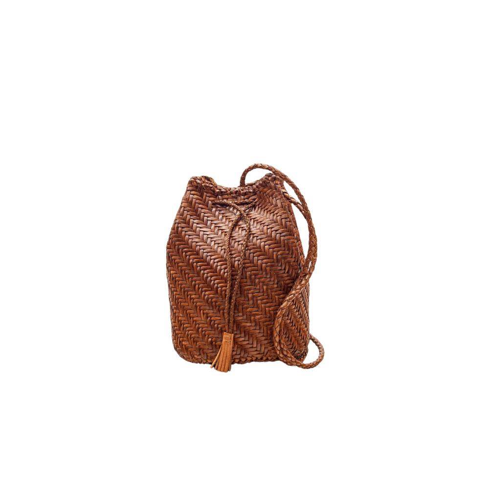Dragon Diffusion -Pompom Double Jump Bag - Tan