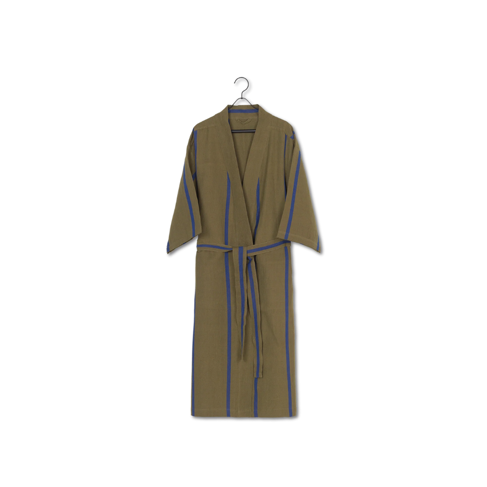 Ferm Living Field Robe - Olive/Bright Blue