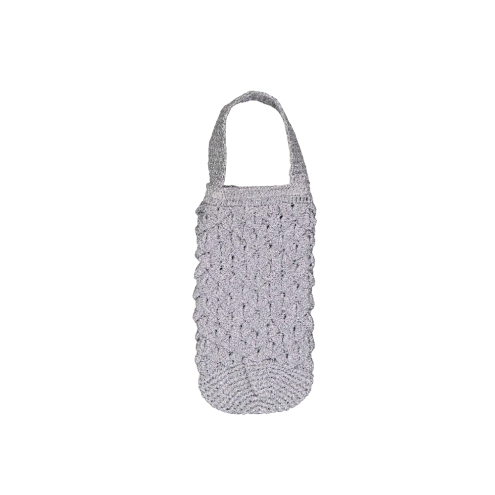 IM-ME Studios - Champagne Bottle Bag - Silver