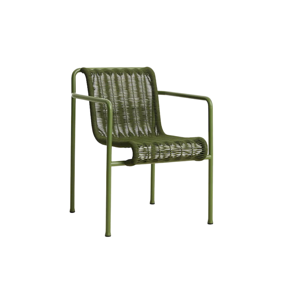 HAY - Palissade Cord Dining Armchair - Olive - PRE ORDER