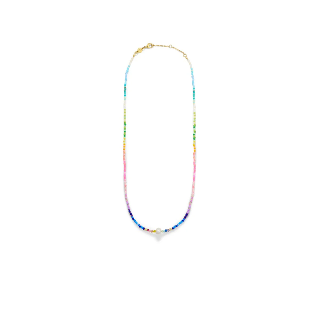 ANNI LU - Capri Necklace - Neon Rainbow