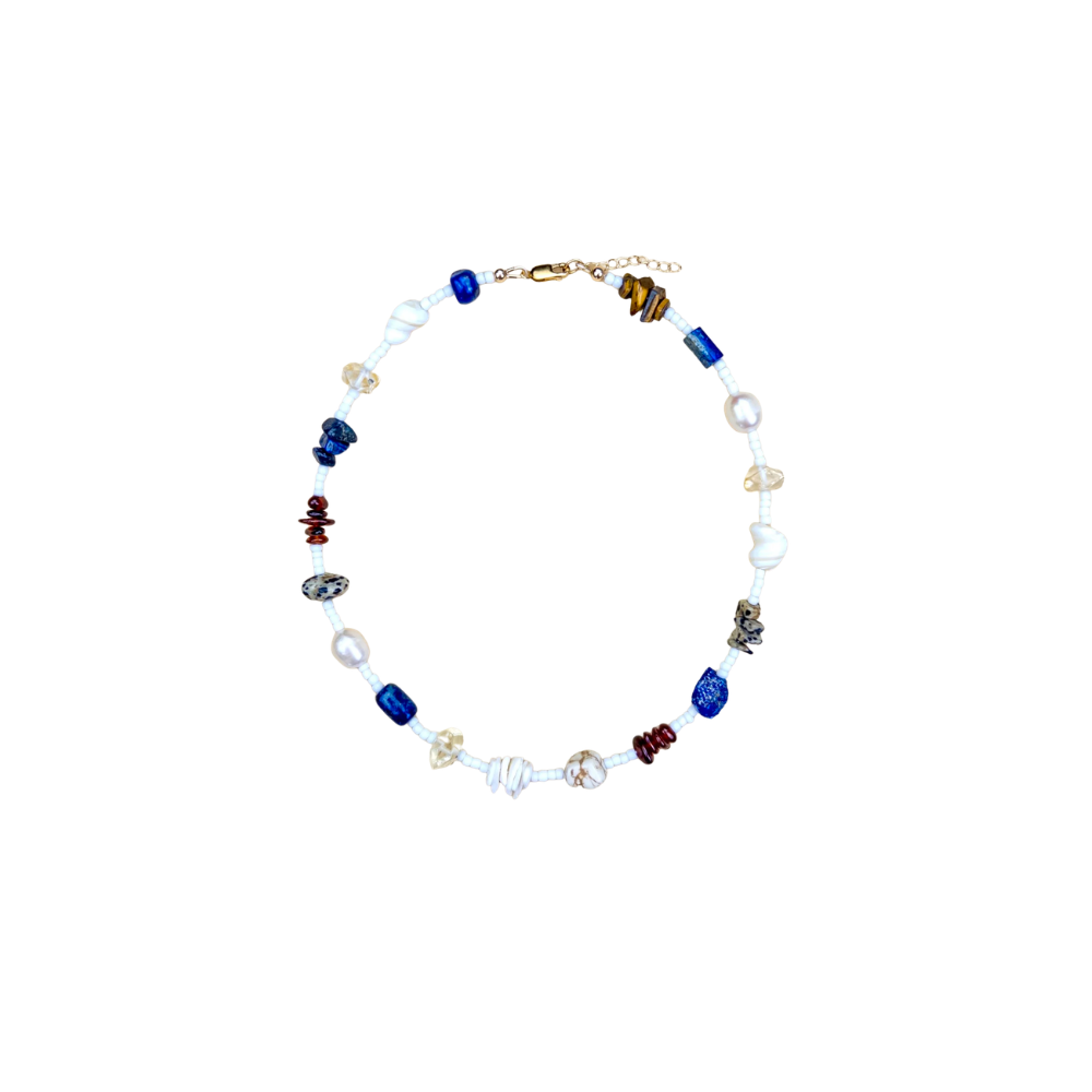 Baby Blue Jewellery - Rock Pool Necklace - Lapis