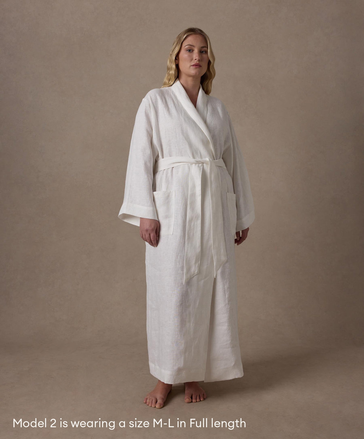 Cultiver - Linen Robe Edition II - Ivory M-L / Full