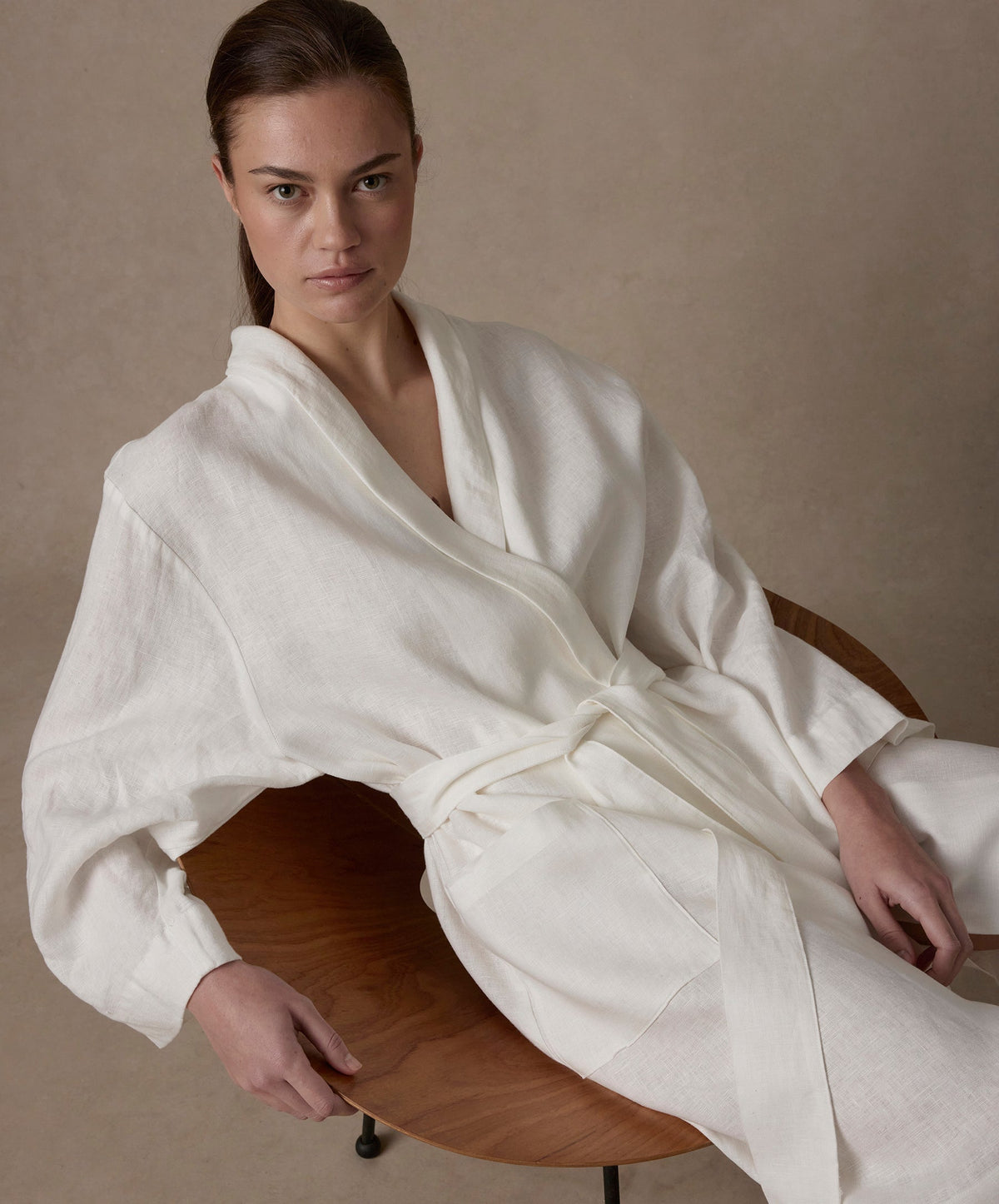 Cultiver - Linen Robe Edition II - Ivory M-L / Full