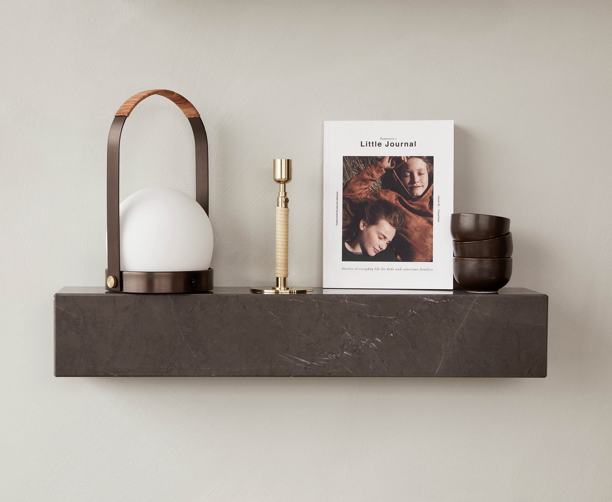 AUDO - Copenhagen Carrie Table Lamp Portable - Bronzed Brass