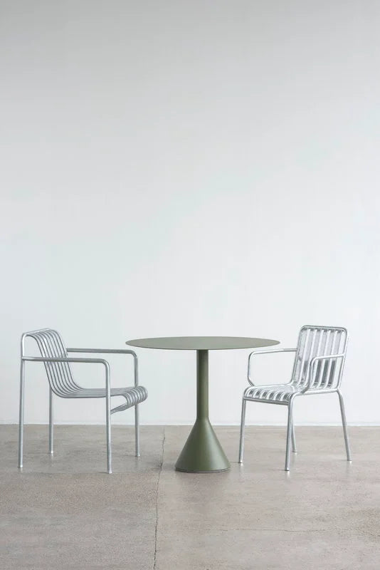 HAY - Palissade Dining Armchair - Hot Galvanised