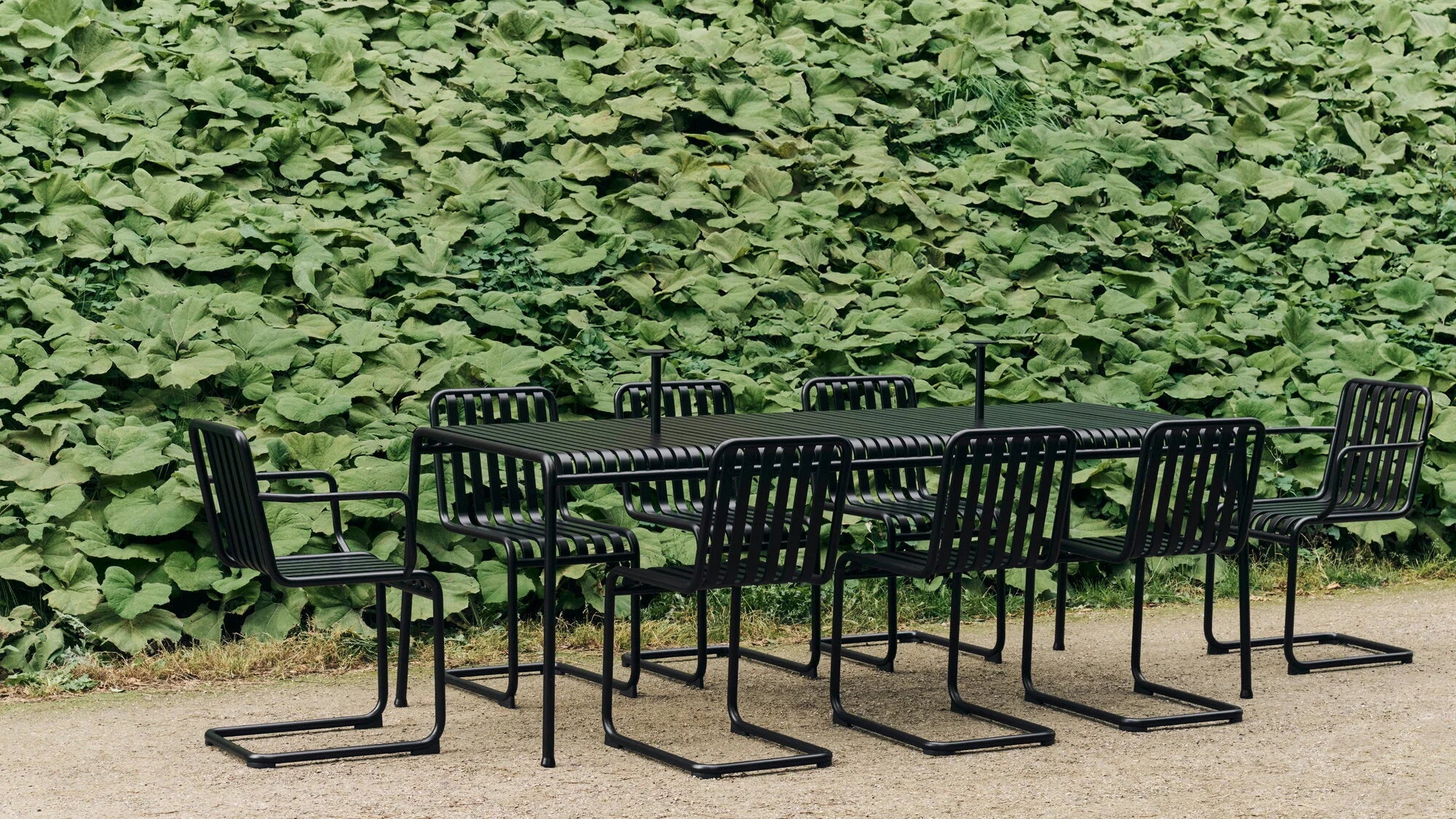 HAY - Palissade Cantilever armchair - Anthracite