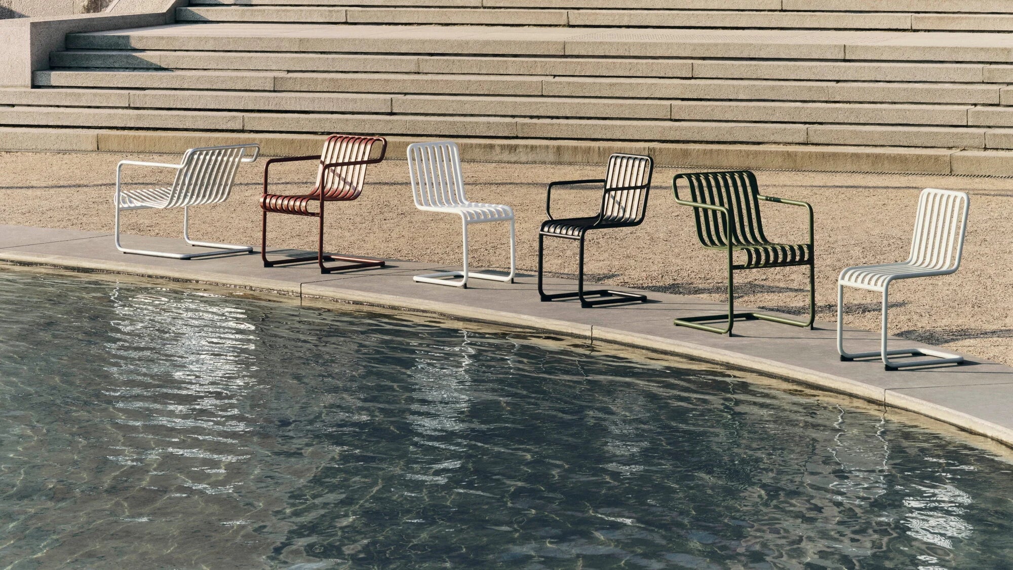 HAY - Palissade Cantilever chair - Olive