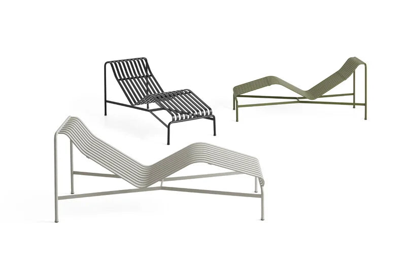 HAY - Palissade Chaise Longue - Anthracite