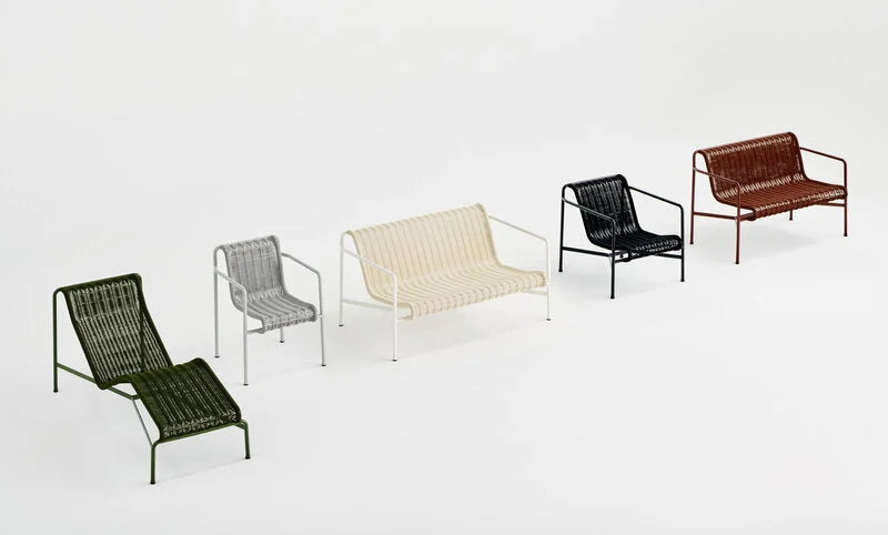 HAY - Palissade Cord Lounge Sofa - Cream White