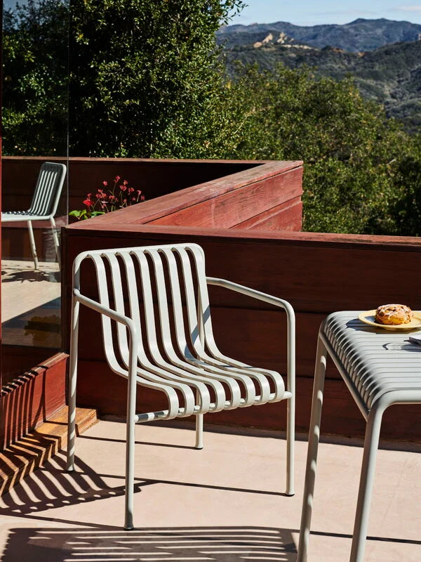 HAY - Palissade Dining Armchair - Sky Grey