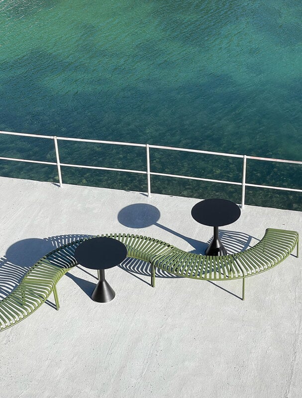 HAY - Palissade Cone Table 90cm - Anthracite