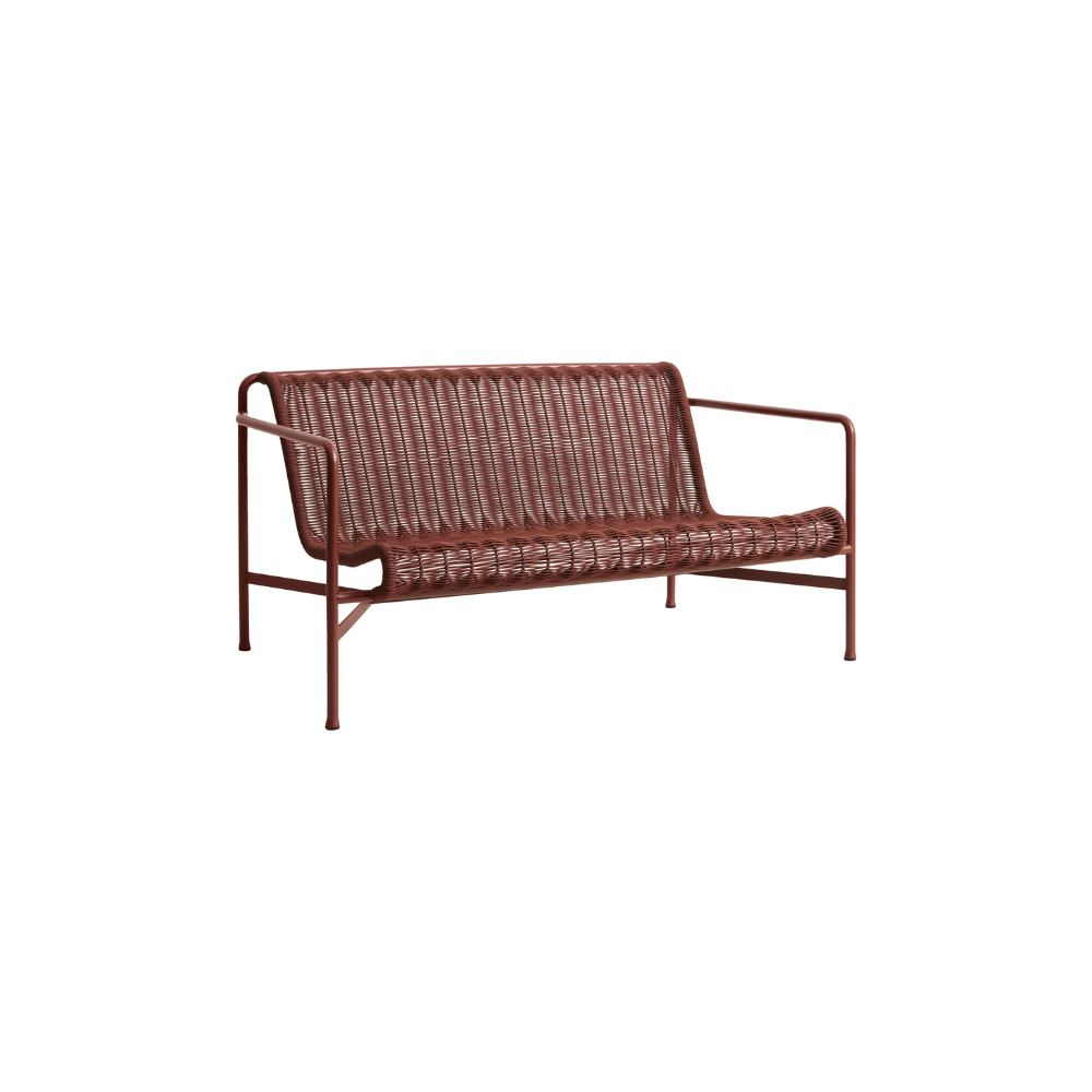 HAY - Palissade Cord Lounge Sofa - Iron Red