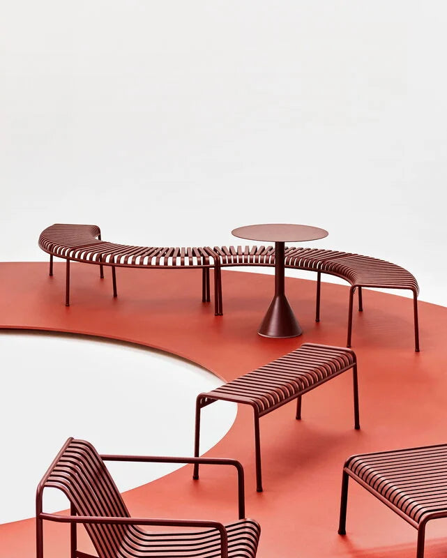 HAY - Palissade Bench - Iron Red