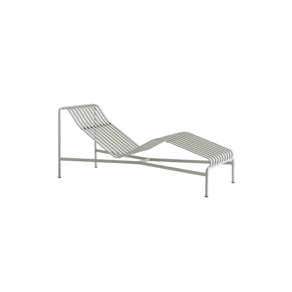 HAY - Palissade Chaise Longue - Sky Grey