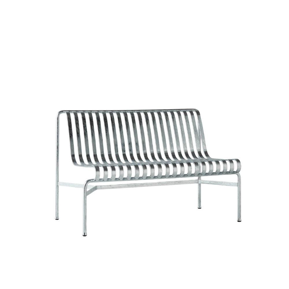 HAY - Palissade Dining Bench without Armrest - Hot Galvanised
