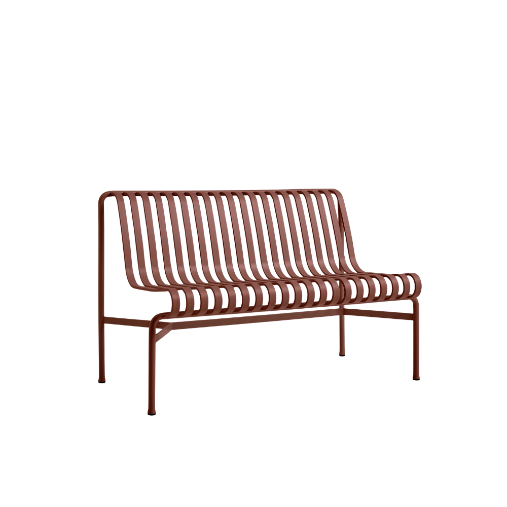 HAY - Palissade Dining Bench without Armrest - Iron Red