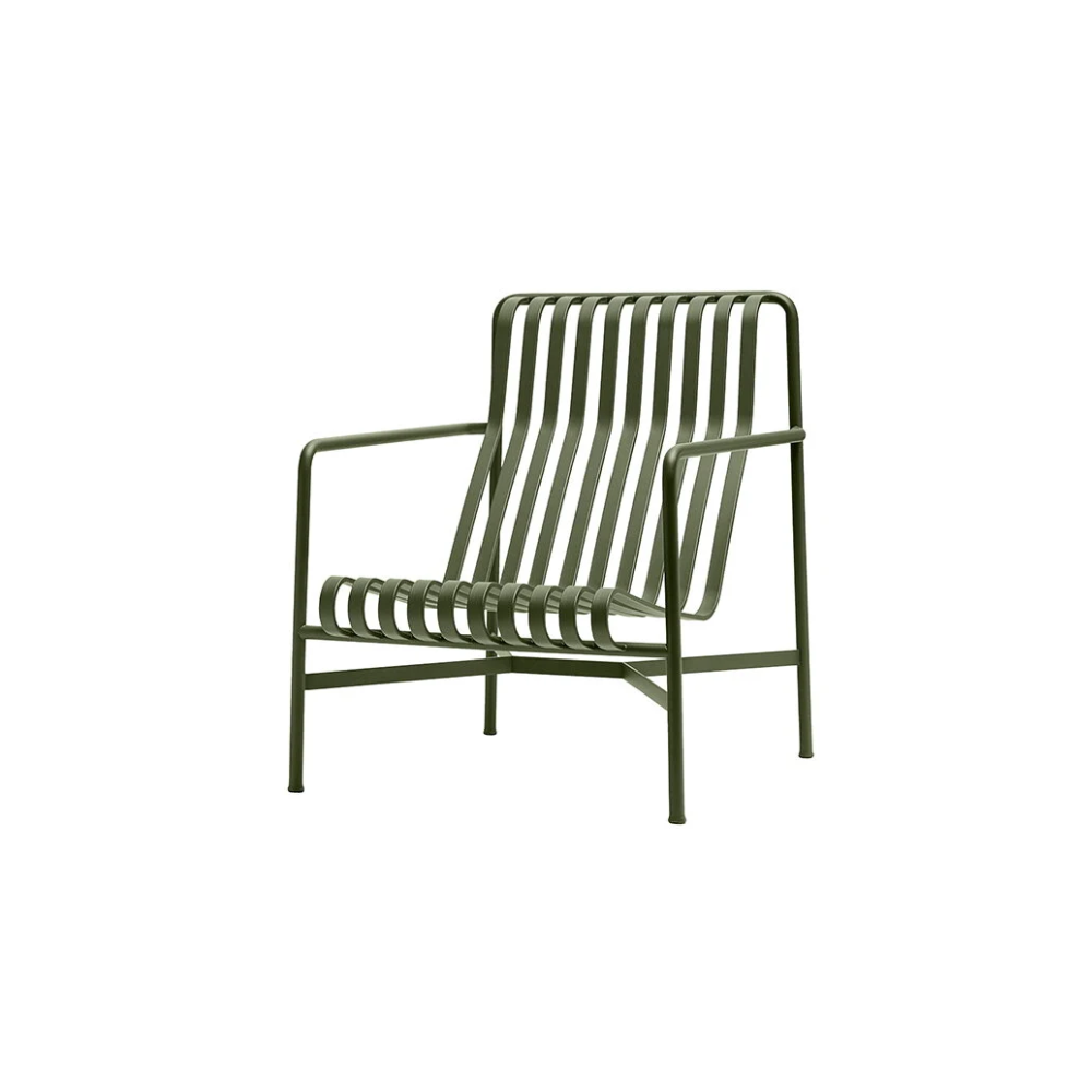 HAY - Palissade Lounge Chair - High - Olive