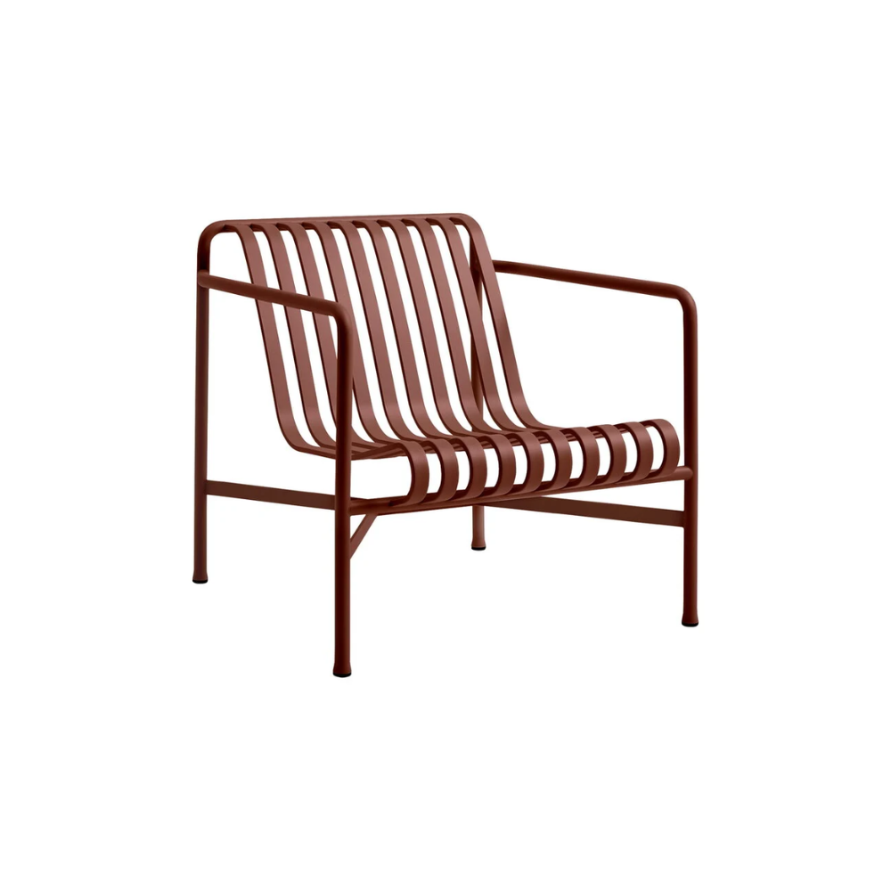 HAY - Palissade Lounge Chair - Low - Iron Red