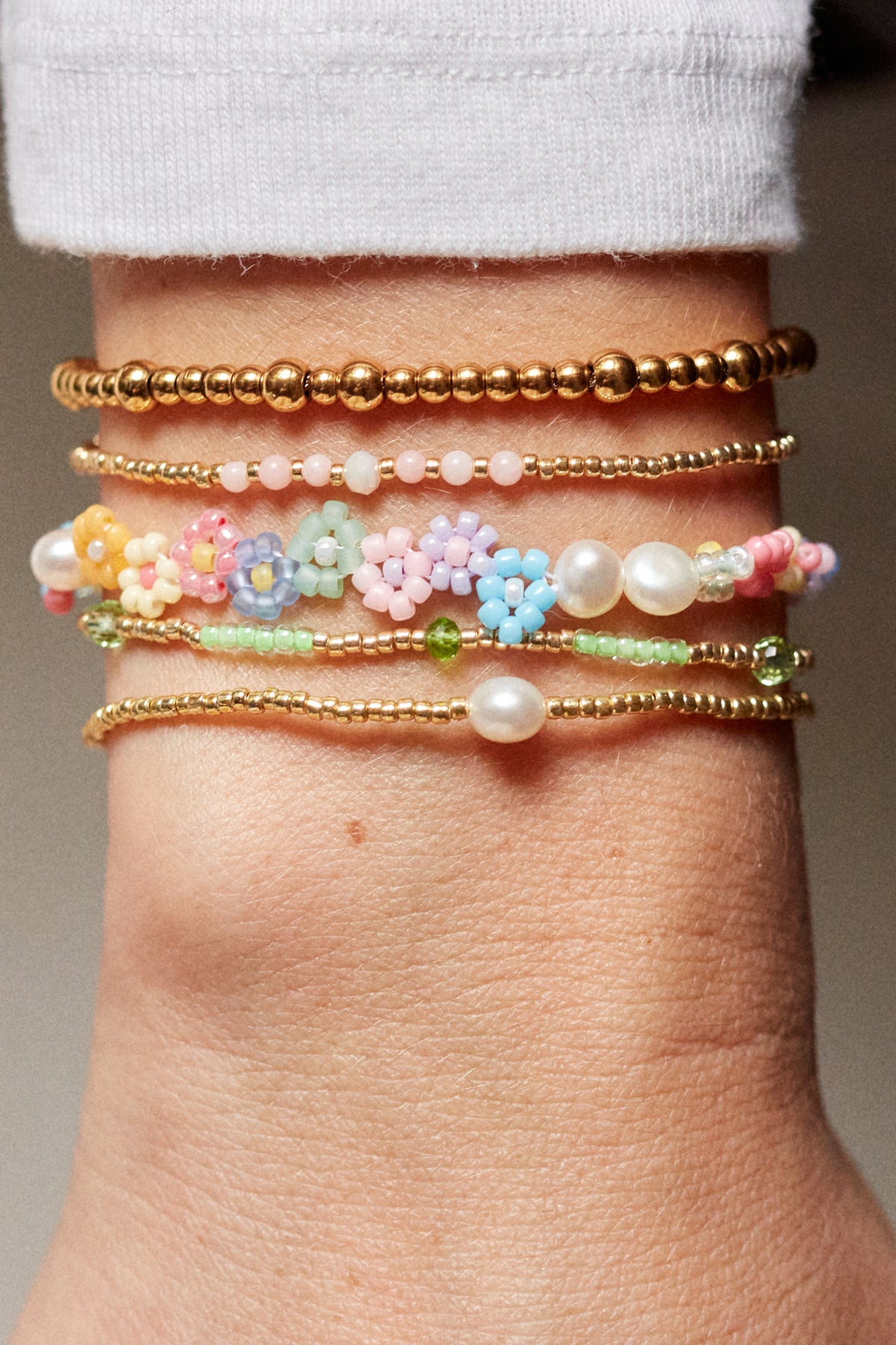 ANNI LU - Pearly Bracelet - Gold