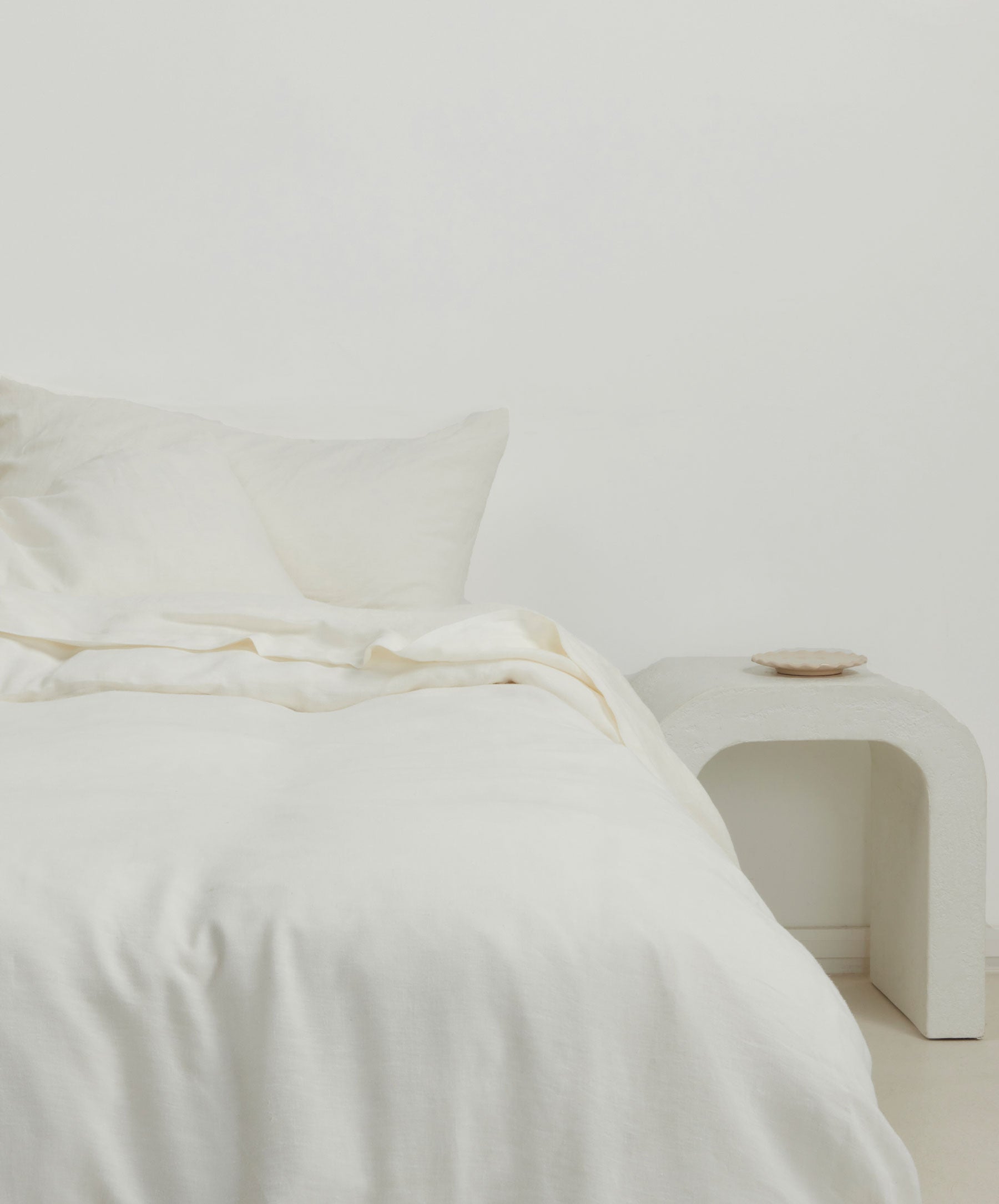 Cultiver - Linen Duvet Cover - Ivory