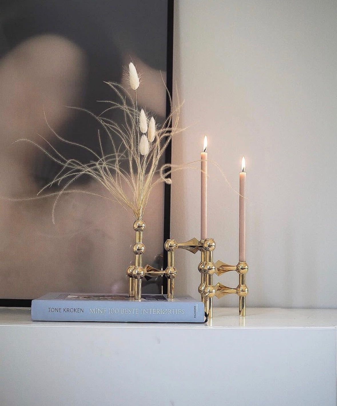 STOFF NAGEL VASE - BRASS