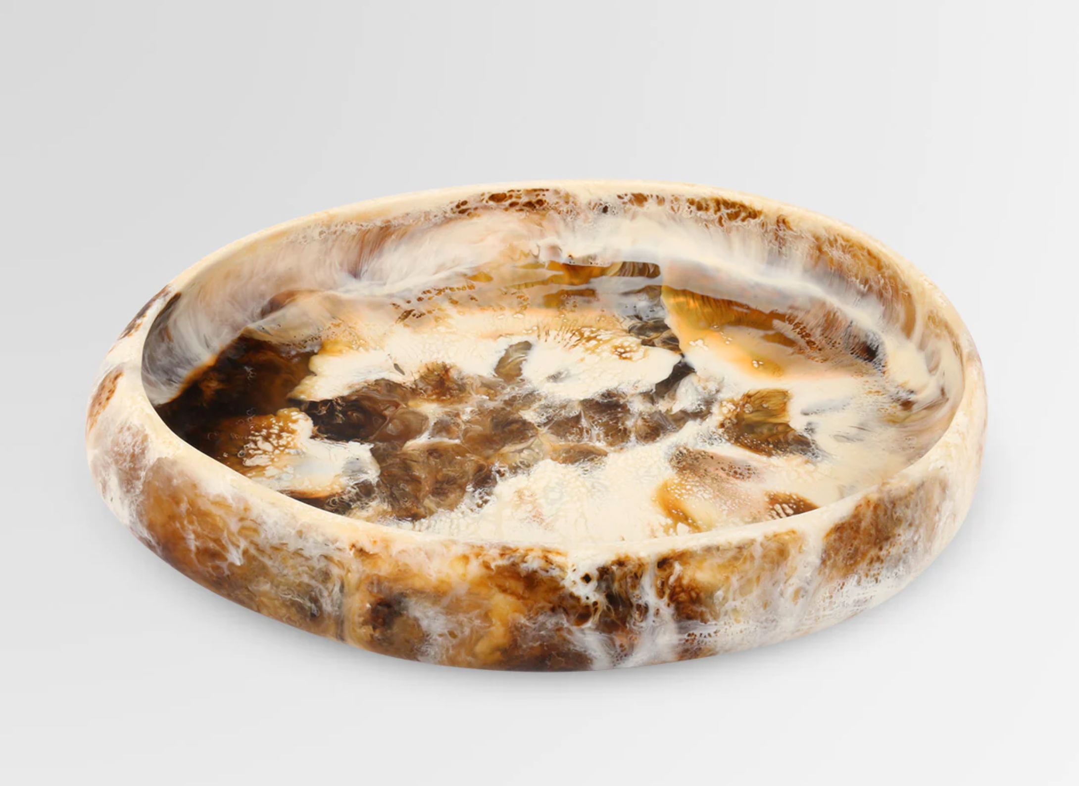 Dinosaur Designs - Rock Bowl Large - Light Horn