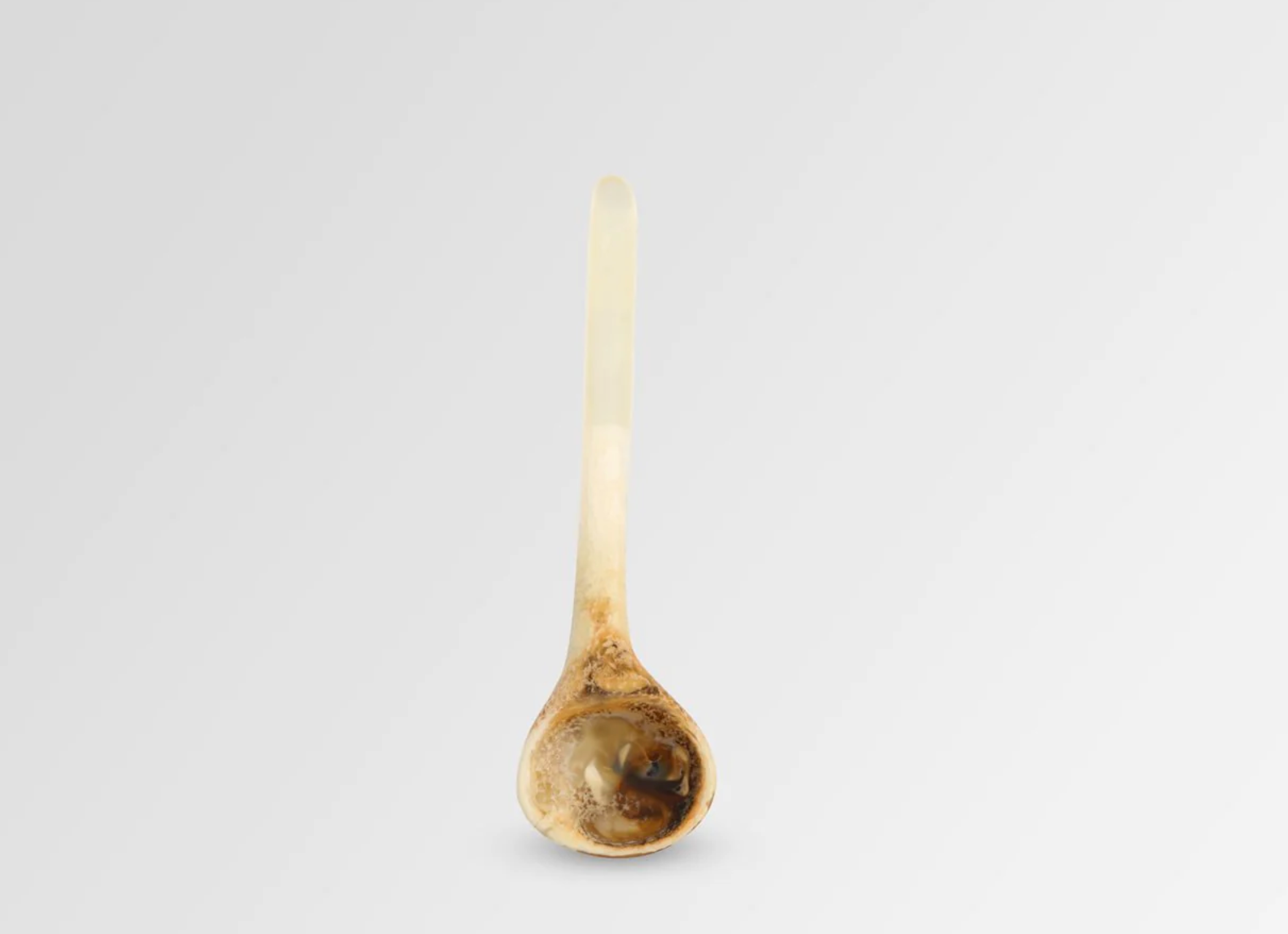 Dinosaur Designs - Temple Teaspoon - Light Horn