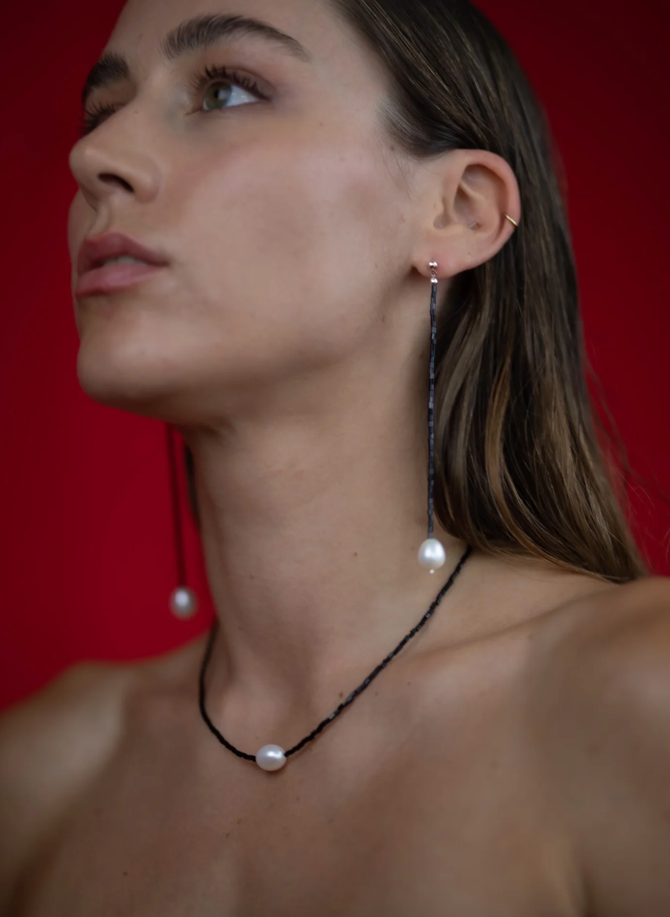 Baby Blue Jewellery - Coltrane Earrings - Lapis