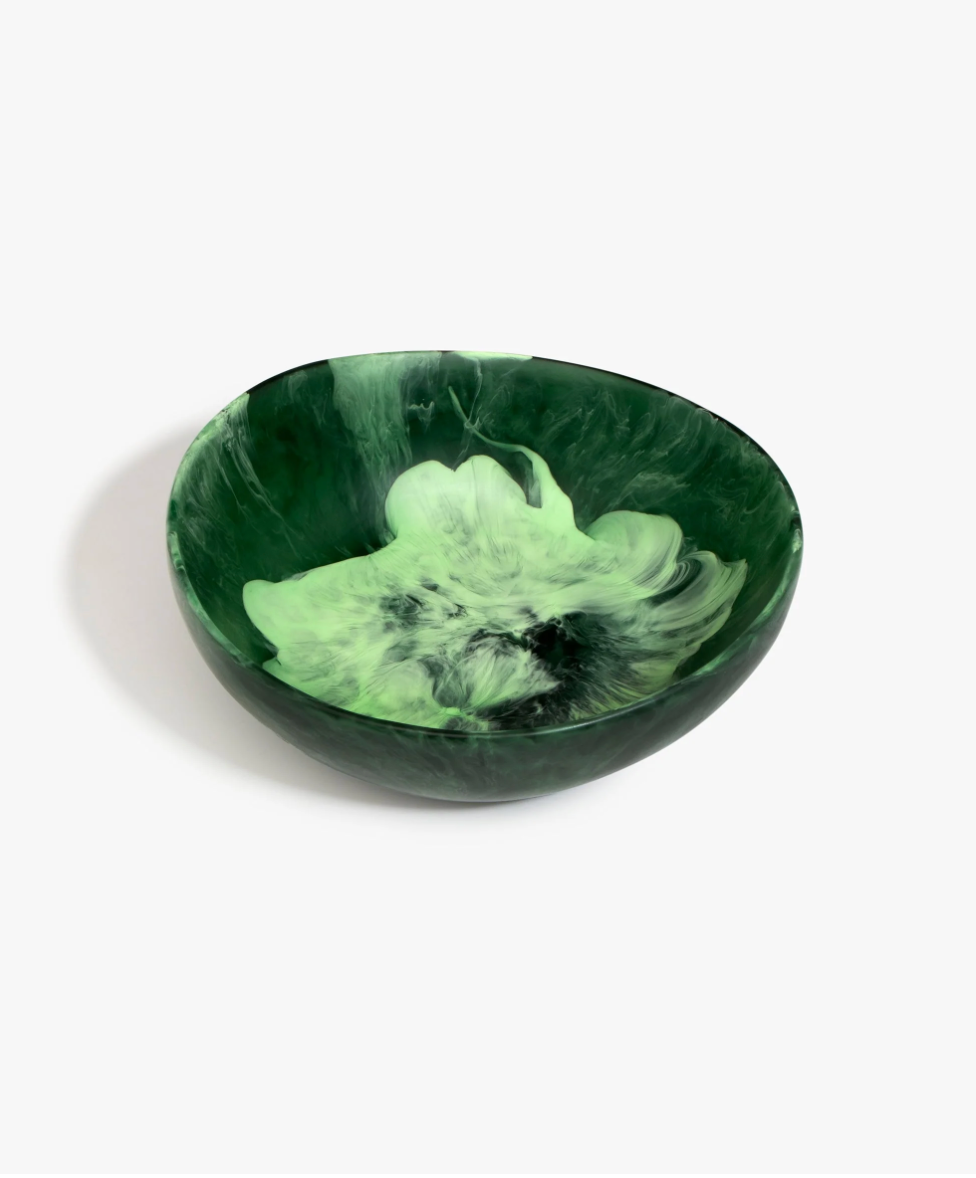Dinosaur Designs - Flow Salad Bowl - Moss