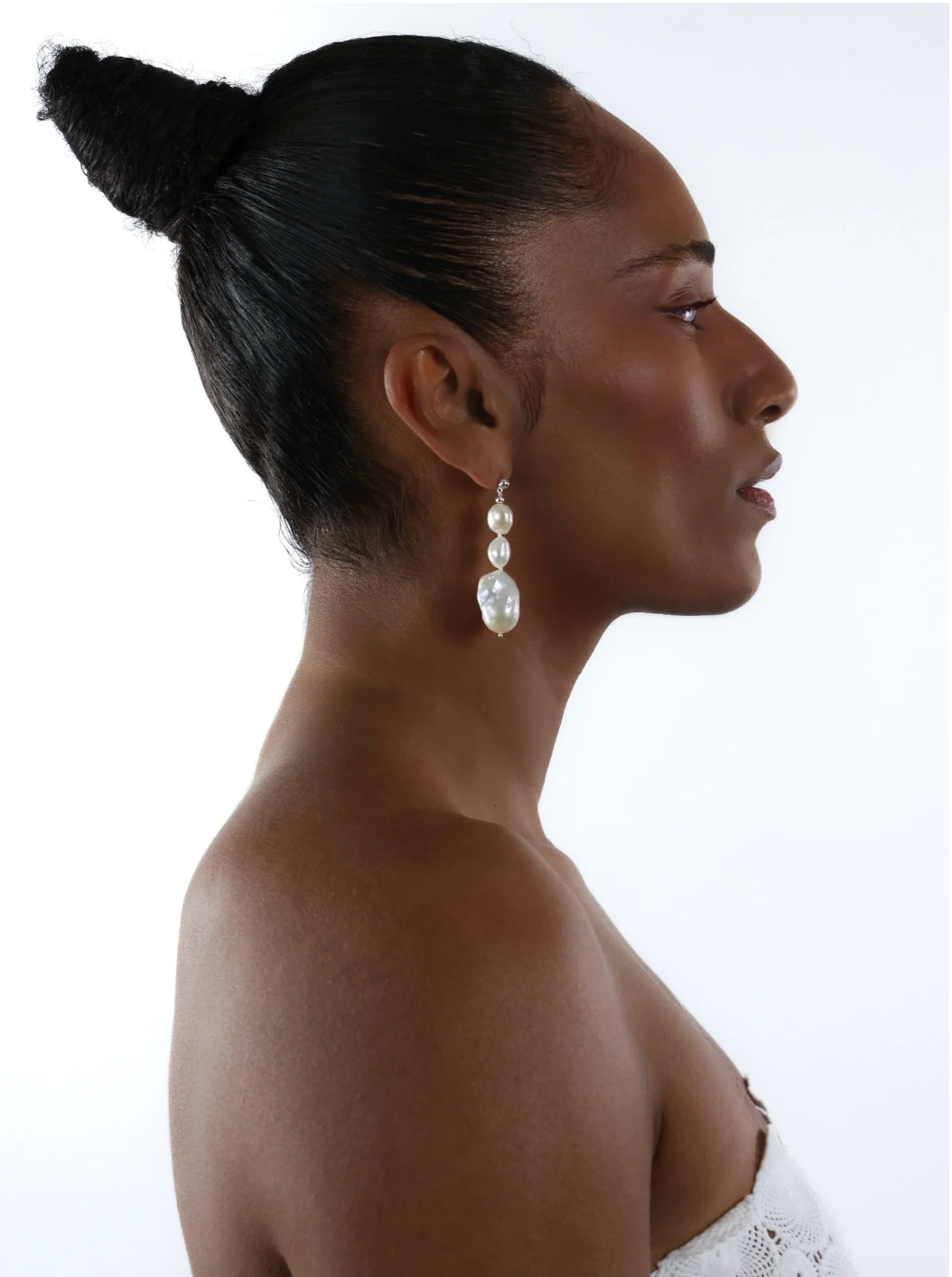 Baby Blue Jewellery - Pearls of Peril Earrings Short