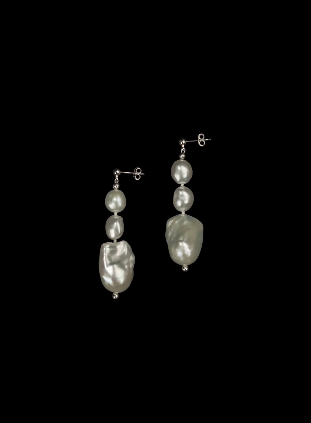 Baby Blue Jewellery - Pearls of Peril Earrings Short