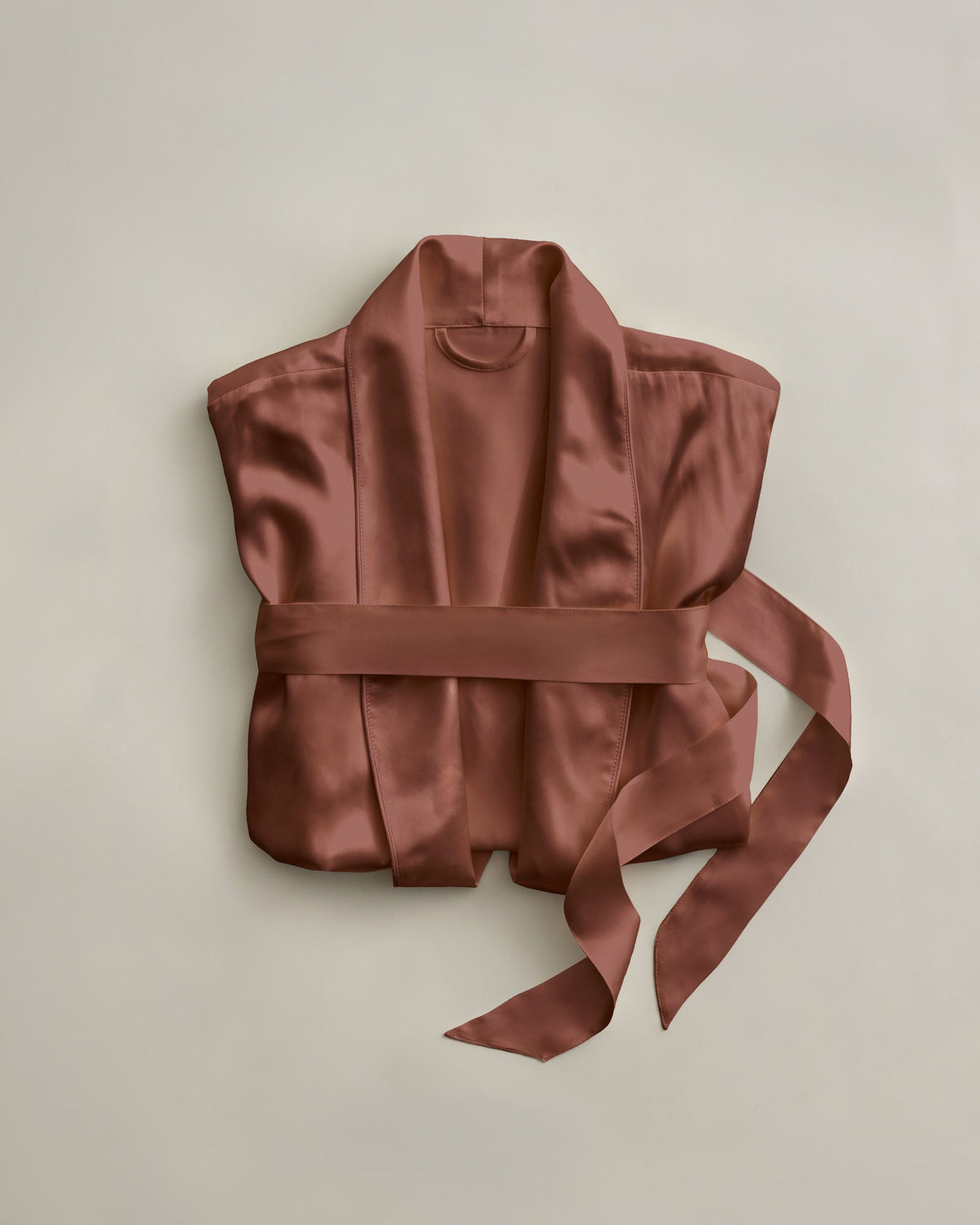 Cultiver - Silk Robe - Cinnabar M/L