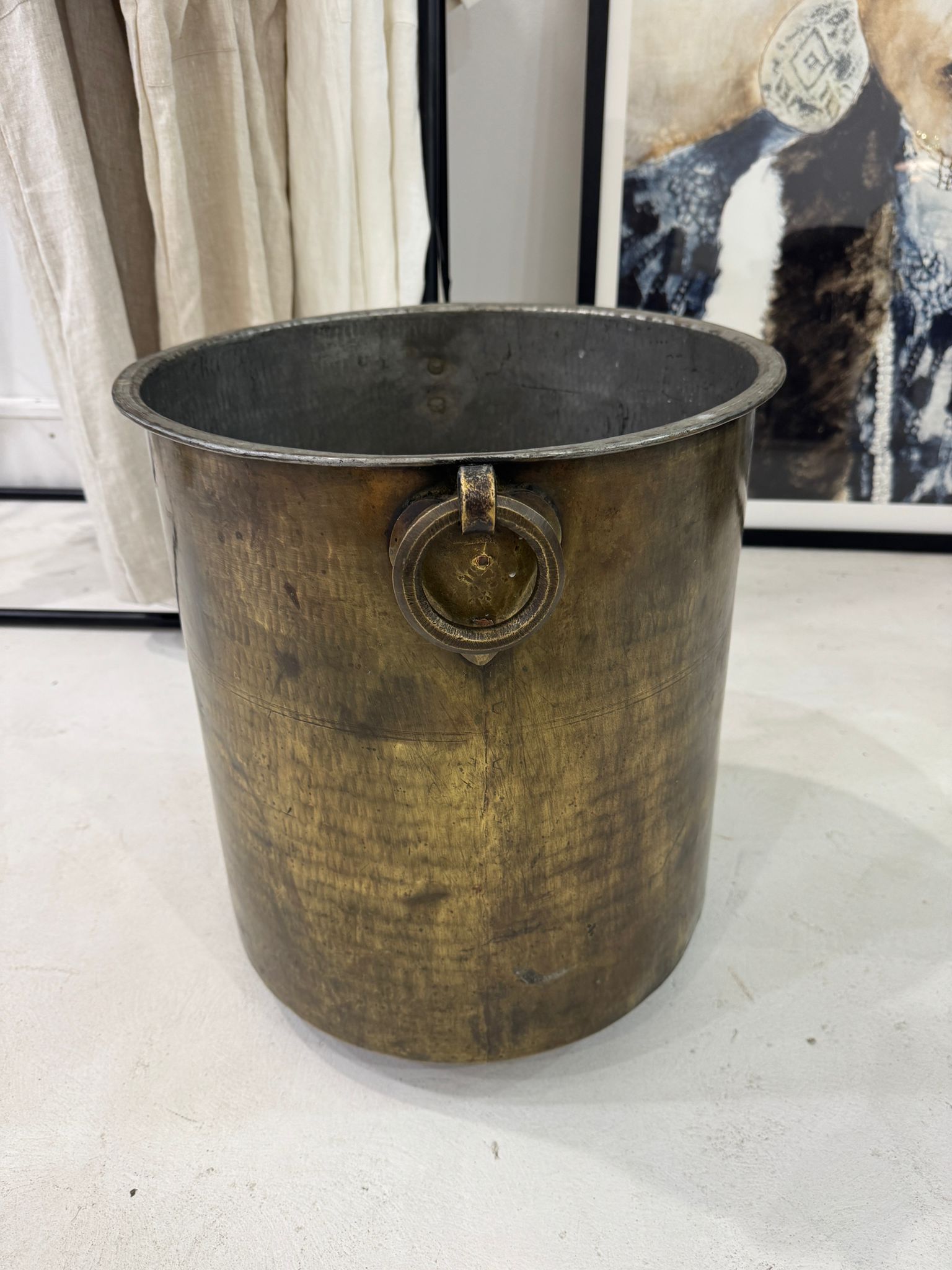 Vintage Brass Indian Planter