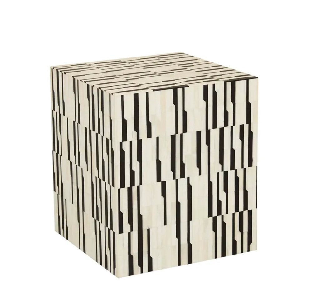 Zadi Side Table - Stripe